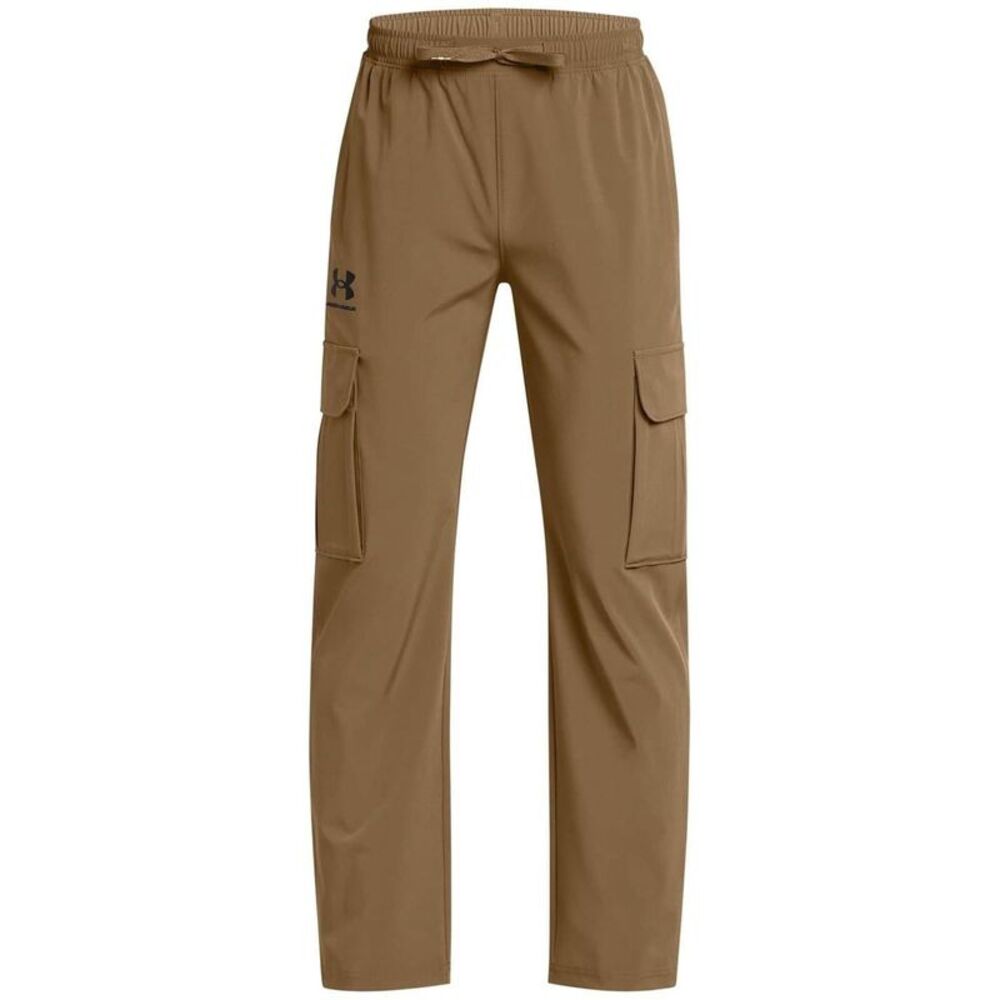 Under Armour Boys Icon Woven Combat Trousers / Brown